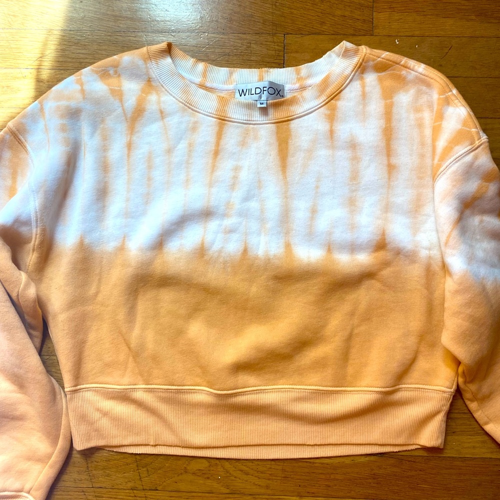 Wildfox Cropped Sweatshirt SizeM